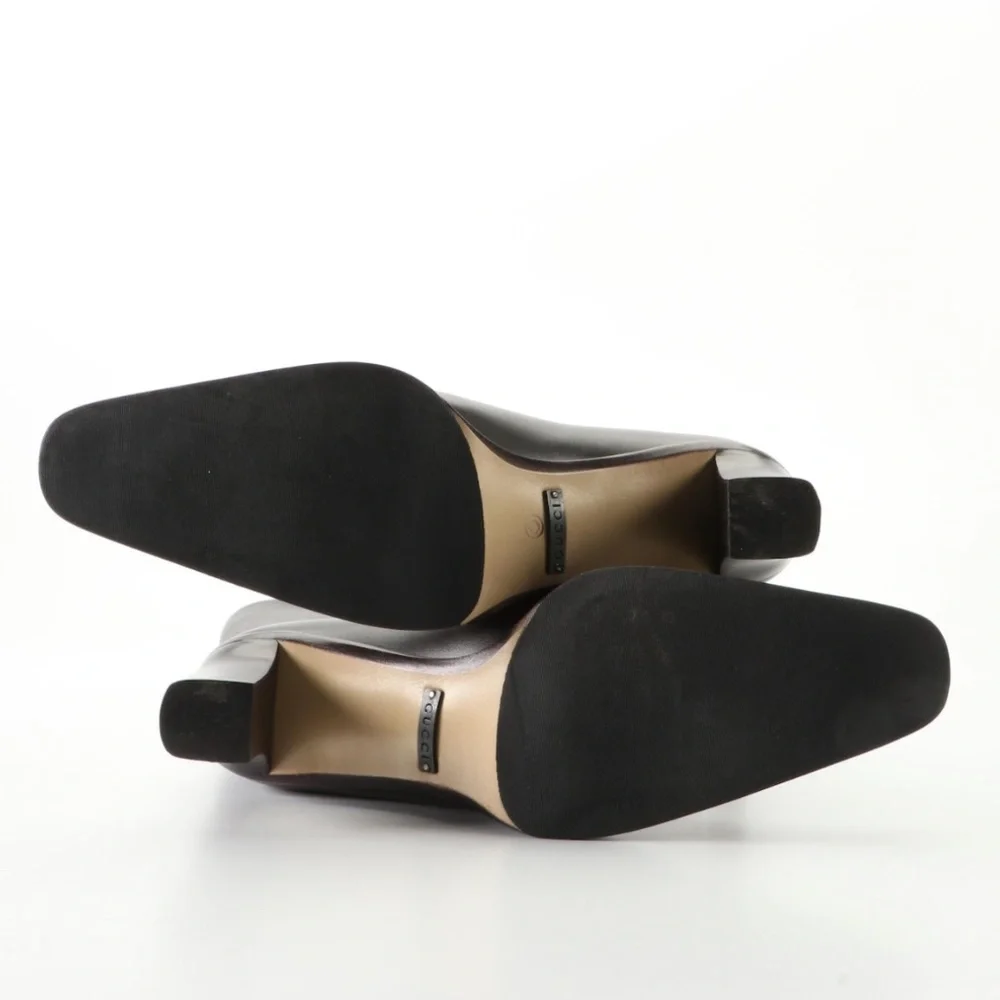 Gucci Lace Front Calf Boots - Picture 4 of 5